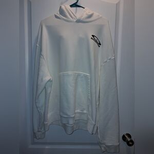 Jordan Air Jack Cactus Hoodie Size L Cream 100% Cotton Pullover